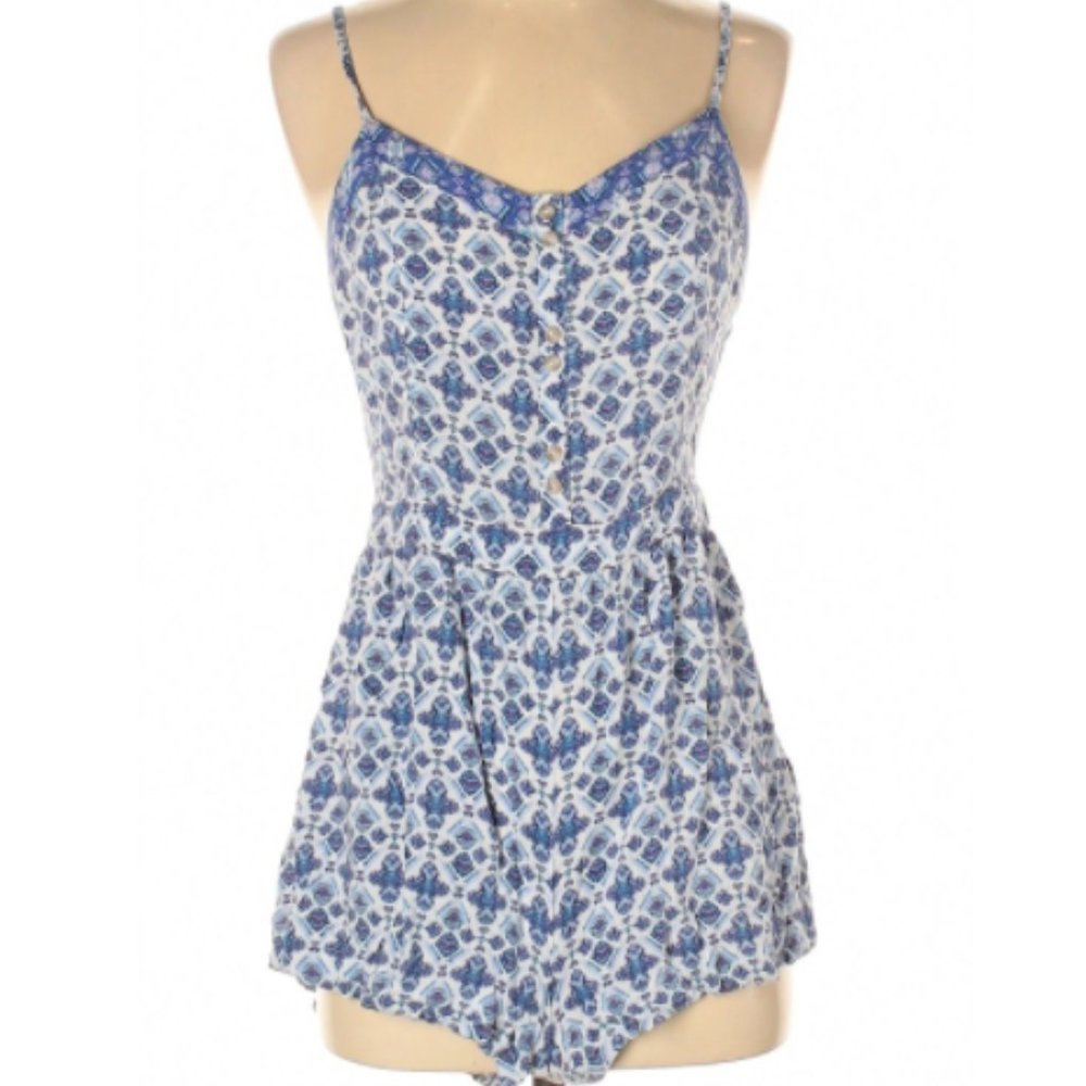 American Eagle blue Romper size xl